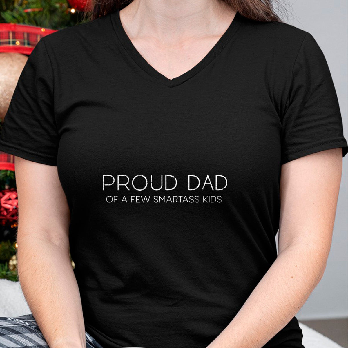 Gift for Dad Shirt, Funny Dad Unisex T-Shirt/Hoodie/Sweatshirt HLT00 – Proud Father of a Few Smartass Kids Father_s Day Dad Jokes T-Shirt