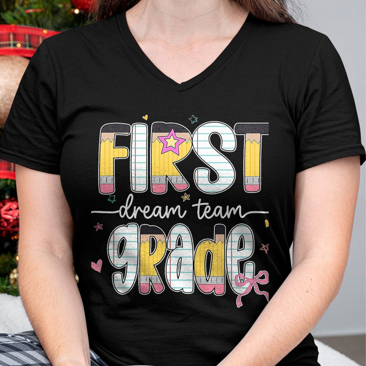 Best Teacher Shirt, Funny Teacher UnisexT-Shirt/Hoodie/Sweatshirt HLT00 - 1st Grade Dream Team Back to School Teacher Student Kids T-Shirt, Men, Black, 3X-Large