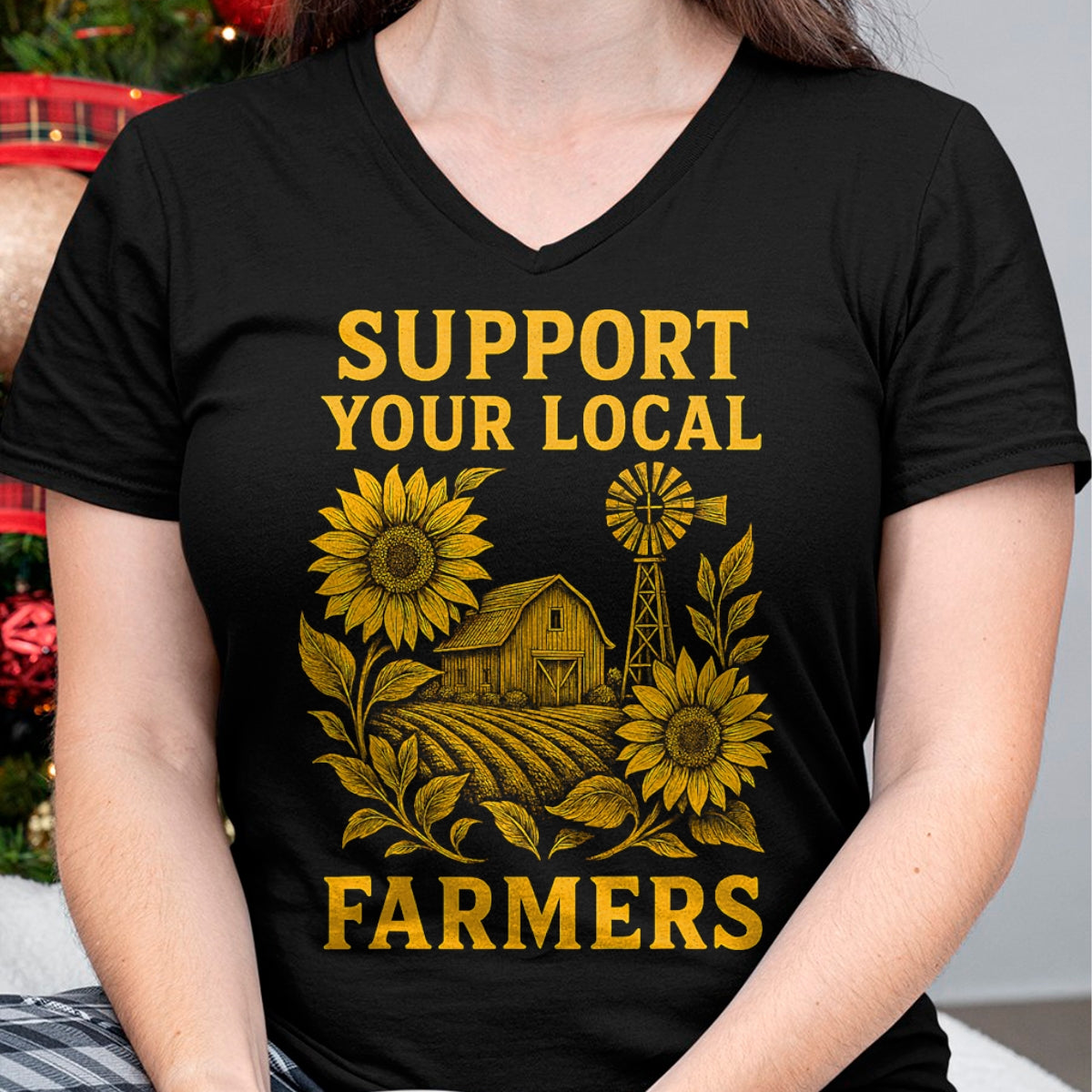 Best Farmer Life Shirt, Funny Farmer UnisexT-Shirt/Hoodie/Sweatshirt HLT00 - Support Your Local Farmers Rustic Agriculture Pride Organic T-Shirt
