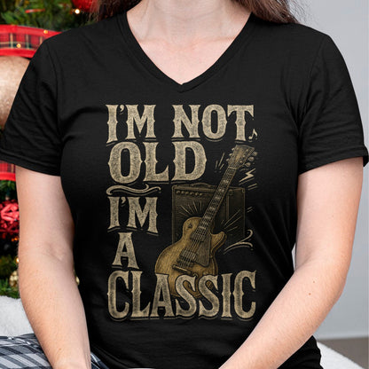 Guitar Lover Shirt, Funny Guitar UnisexT-Shirt/Hoodie/Sweatshirt HLT00 - I’m Not Old I’m A Classic Shirt Vintage Guitar Music Lover T-Shirt