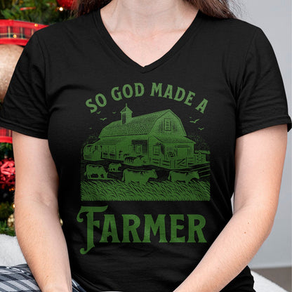 Best Farmer Life Shirt, Funny Farmer UnisexT-Shirt/Hoodie/Sweatshirt HLT00 - So God Made a Farmer Country Life T-Shirt for Fans T-Shirt