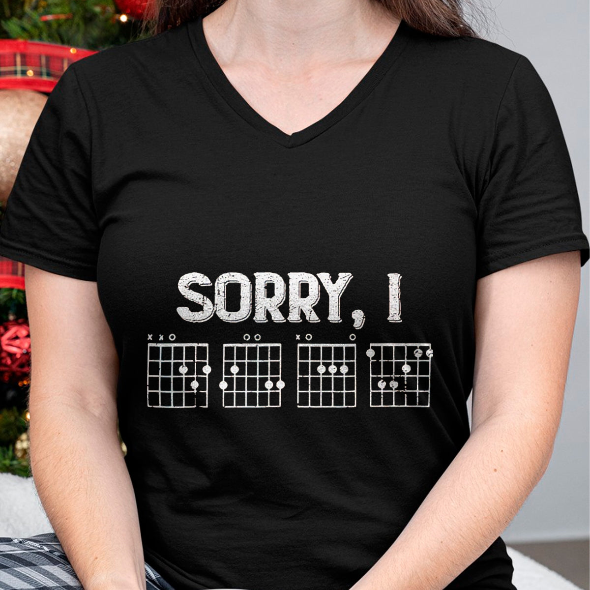Guitar Lover Shirt, Funny Guitar UnisexT-Shirt/Hoodie/Sweatshirt HLT00 - Sorry I-DGAF Funny Guitar Chords T-Shirt, Men, Dark Green, XX-Large