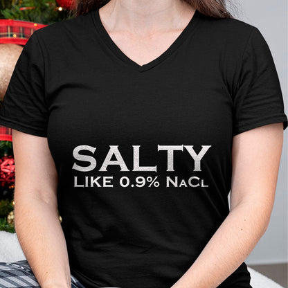 Best Doctor Shirt, Funny Doctor UnisexT-Shirt/Hoodie/Sweatshirt HLT00 - Salty Like Normal Saline 0.9 NaCl Nurse Medical Funny Doctor T-Shirt