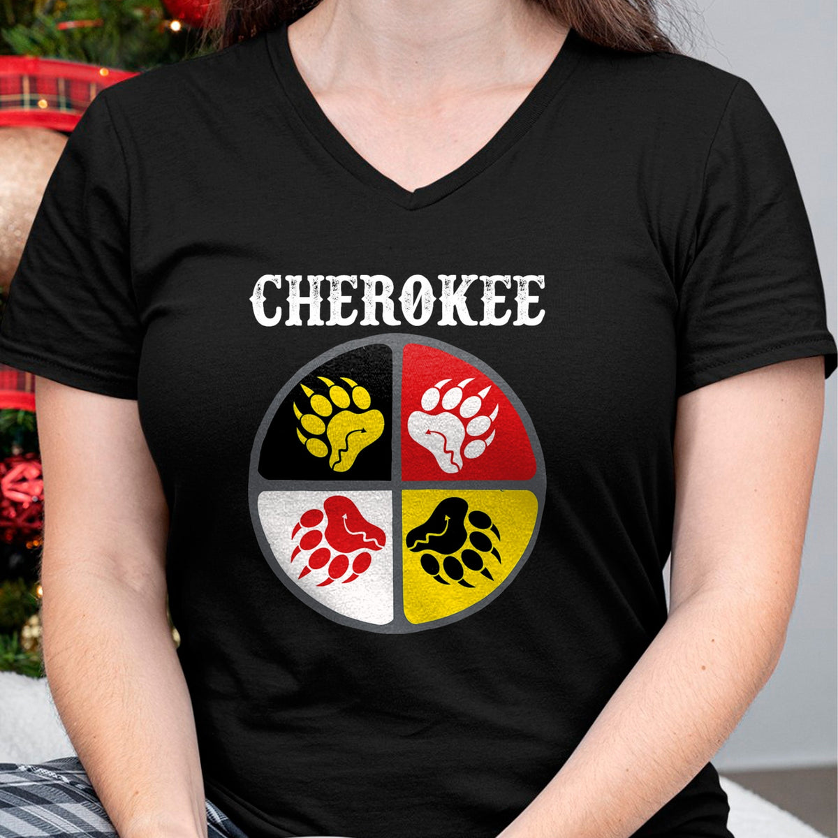 Native American T-Shirts, Vintage Native American Unisex T-Shirt/Hoodie/Sweatshirt HLT00 - Cherokee Tribe Native American Medicine Wheel