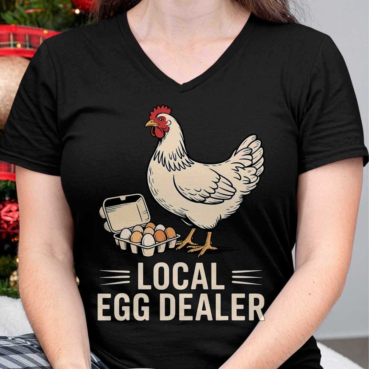 Best Farmer Life Shirt, Funny Farmer UnisexT-Shirt/Hoodie/Sweatshirt HLT00 - Vintage Local Egg Dealer Chicken Funny Farmer Easter T-Shirt