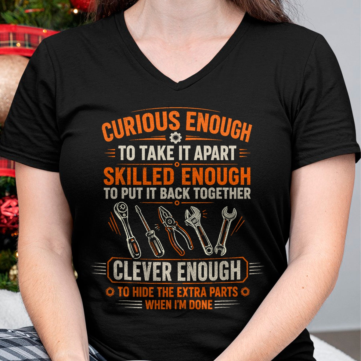 Best Mechanic Life Shirt, Funny Mechanic UnisexT-Shirt/Hoodie/Sweatshirt HLT00 - Mechanic Curious Enough to Take It Apart Car Auto Garage T-Shirt