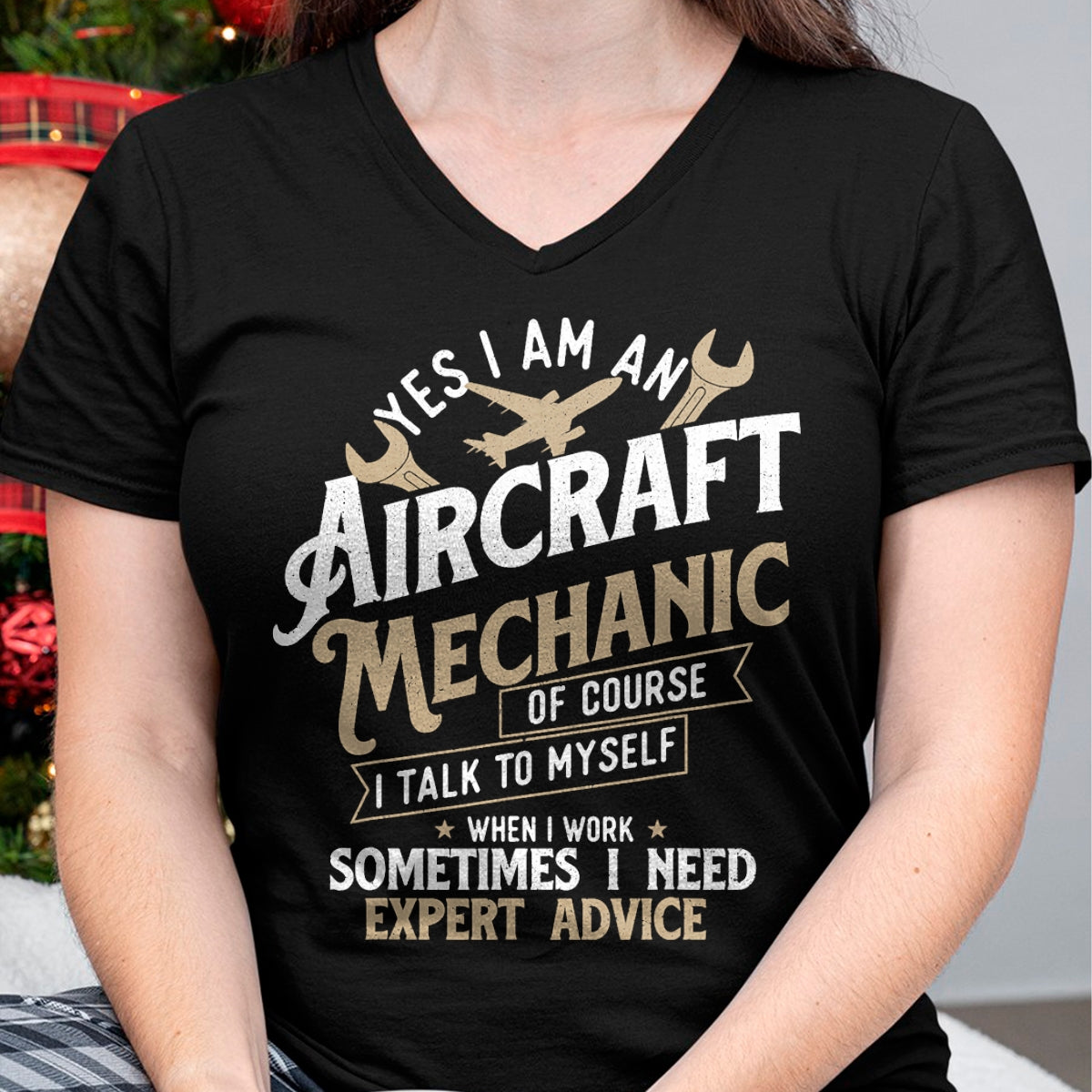 Best Mechanic Life Shirt, Funny Mechanic UnisexT-Shirt/Hoodie/Sweatshirt HLT00 - Yes I Am an Aircraft Mechanic - Airplane Aviation Technician T-Shirt