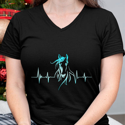 Best Horse Lover Shirt , Funny Horse UnisexT-Shirt/Hoodie/Sweatshirt HLT00 - Horse Heartbeat for Women Girls Teens Horseback Lover Riding T-Shirt