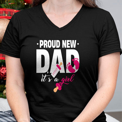 Gift for Dad Shirt, Funny Dad Unisex T-Shirt/Hoodie/Sweatshirt HLT00 – Funny Proud New Dad For Father_s Day It_s A Girl T-Shirt