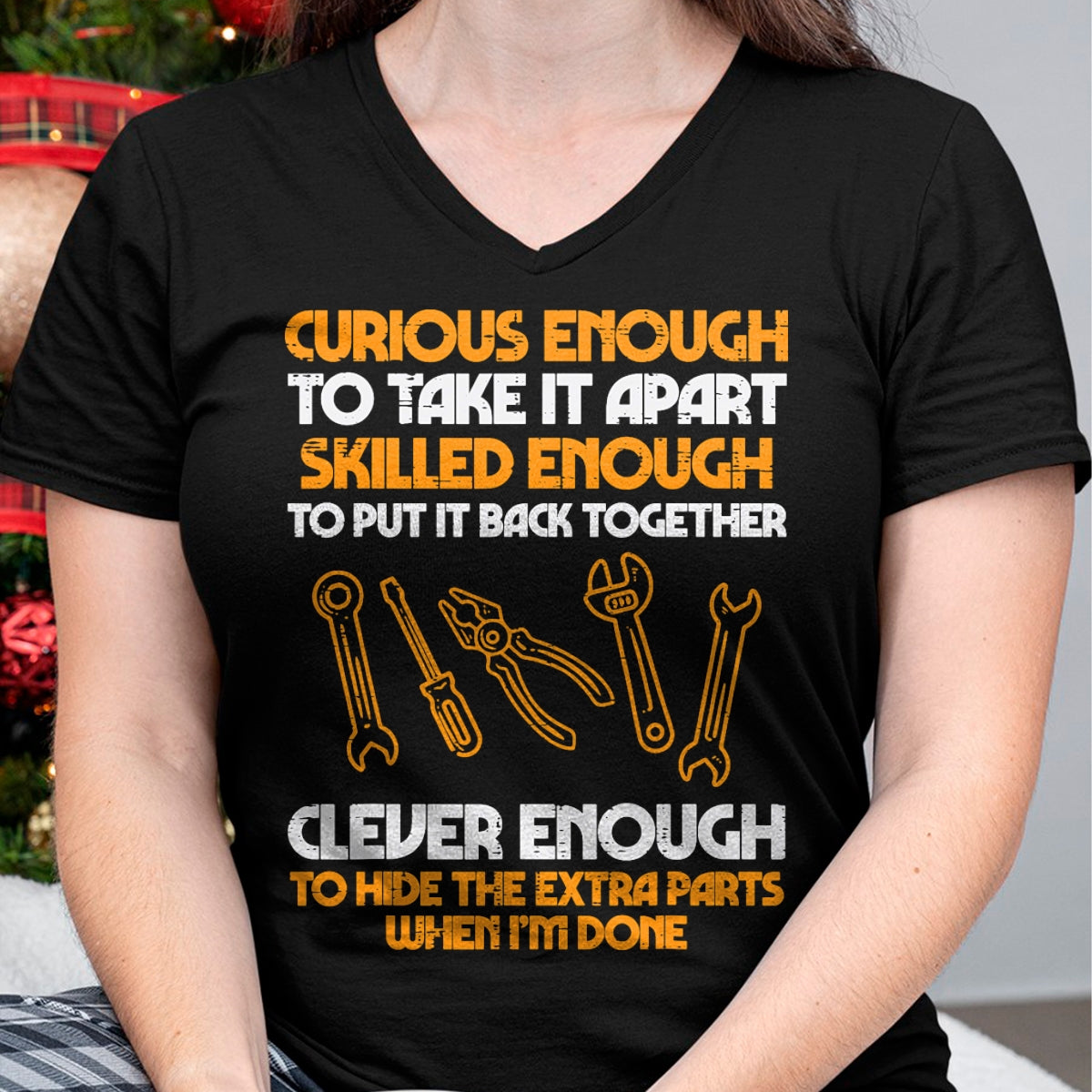 Best Mechanic Life Shirt, Funny Mechanic UnisexT-Shirt/Hoodie/Sweatshirt HLT00 - Curious Enough to Take It Apart Car Auto Garage Mechanic Men T-Shirt