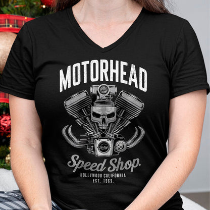 Best Mechanic Life Shirt, Funny Mechanic UnisexT-Shirt/Hoodie/Sweatshirt HLT00 - Skeleton Motor Head Speed Shop Hot Rod Mechanic Car Lover T-Shirt