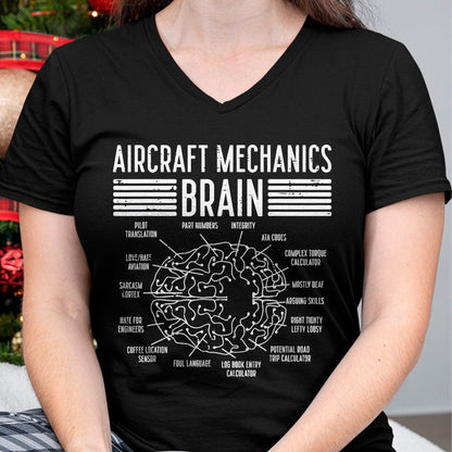 Best Mechanic Life Shirt, Funny Mechanic UnisexT-Shirt/Hoodie/Sweatshirt HLT00 - Aircraft Mechanic Limited Edition - Aircraft Mechanics Brain Fun Airplane Maintenance Men Women T-Shirt