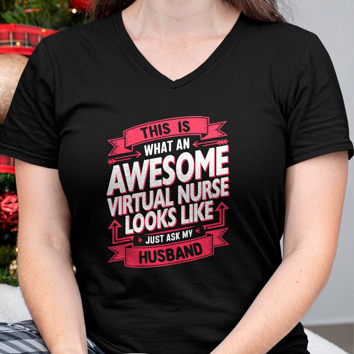 Funny Nurse Shirt, Nurse Unisex T-Shirt/Hoodie/Sweatshirt HLT00 - Funny Virtual Nurse Wife Husband Women T-Shirt
