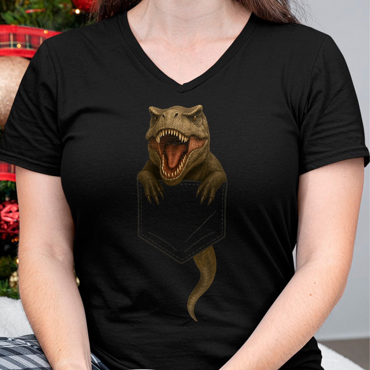 Best Dinosaur Lover Shirt, Funny Dinosaur UnisexT-Shirt/Hoodie/Sweatshirt HLT00 - Cute T Rex Pocket Funny Dinosaur Gifts for Men Women Kid T-Shirt