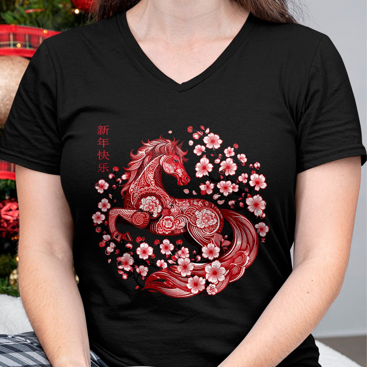 Best Horse Lover Shirt , Funny Horse UnisexT-Shirt/Hoodie/Sweatshirt HLT00 - Lunar New Year Happy Chinese New Year of The Horse 2026 T-Shirt