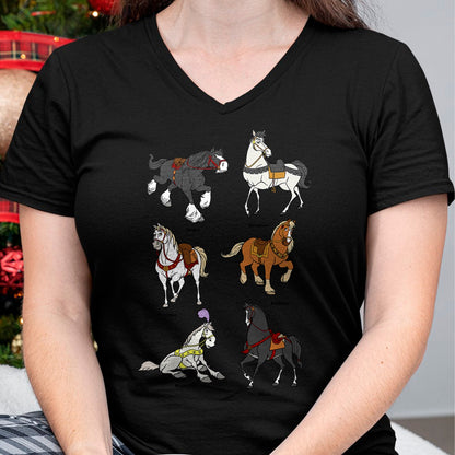Best Horse Lover Shirt , Funny Horse UnisexT-Shirt/Hoodie/Sweatshirt HLT00 - Disney Princess Horses T-Shirt