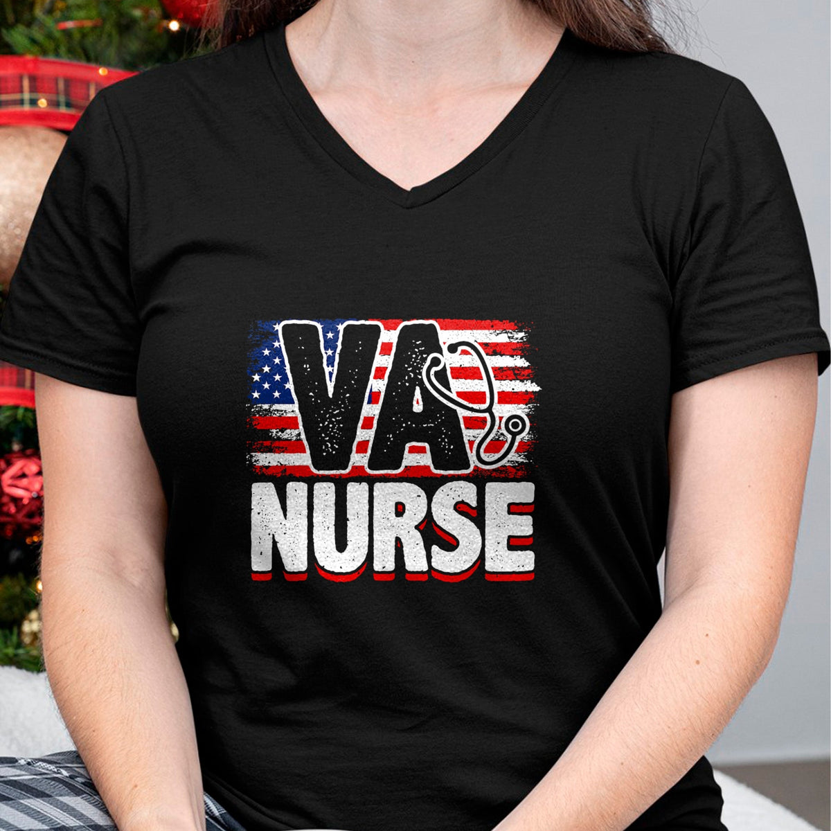 Funny Nurse Shirt, Nurse Unisex T-Shirt/Hoodie/Sweatshirt HLT00 - VA Nurse, Veteran & Patriot Nursing, US Military Nurse T-Shirt