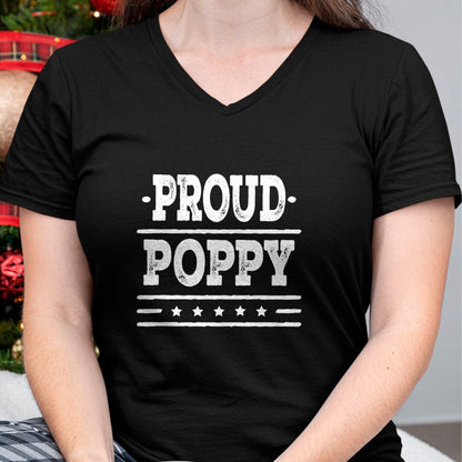 Gift for Dad Shirt, Funny Dad Unisex T-Shirt/Hoodie/Sweatshirt HLT00 – Mens Proud Poppy Grandpa T-shirt Fathers Day Gift Tee