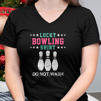 Gift for Mom Shirt, Funny Mom Unisex T-Shirt/Hoodie/Sweatshirt HLT00 - Lucky Bowling Gift T-Shirt For Women Wife Mom Or Girls