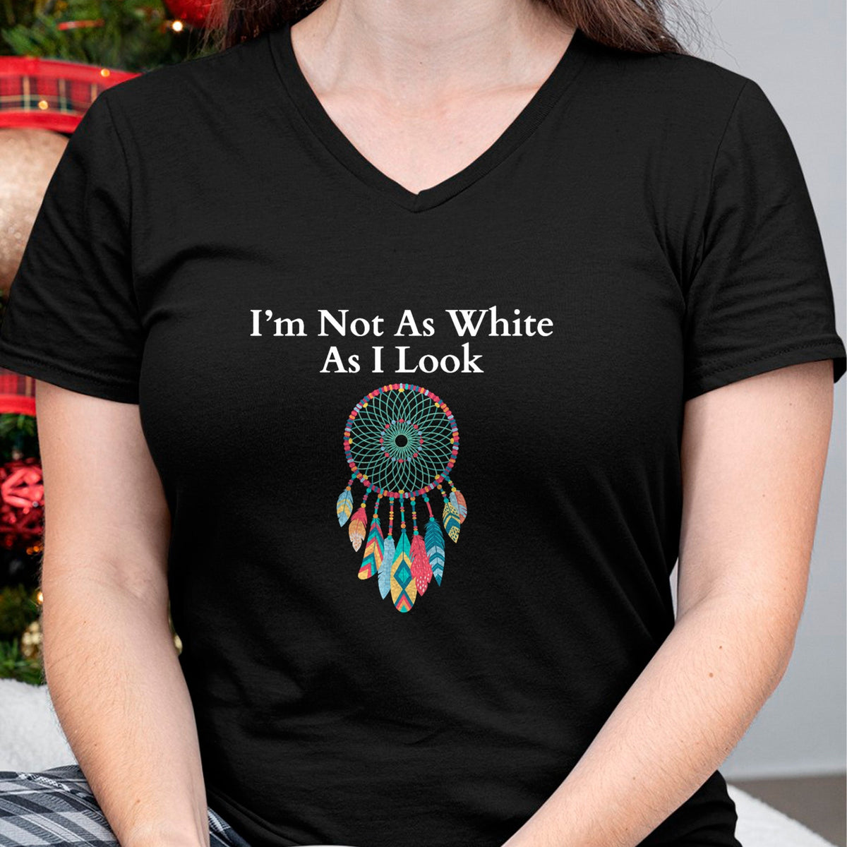 Native American T-Shirts, Vintage Native American Unisex T-Shirt/Hoodie/Sweatshirt HLT00 - I_m Not As White As I Look, Native American Heritage Day