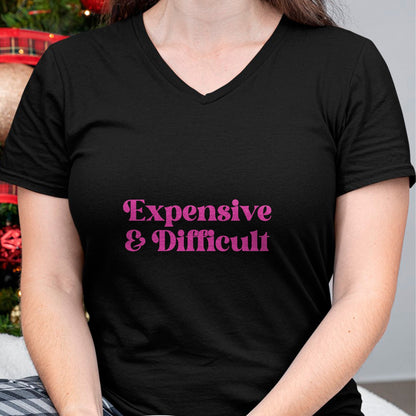 Best Wife Shirt, Wife and Husband Unisex T-Shirt/Hoodie/Sweatshirt HLT00 - Expensive & Difficult Funny Spoiled Self Entitled Brat Girl T-Shirt