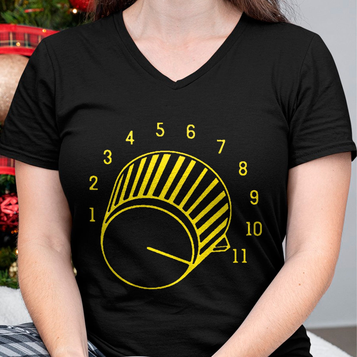 Guitar Lover Shirt, Funny Guitar UnisexT-Shirt/Hoodie/Sweatshirt HLT00 - Guitar Shirt Volume up to 11 T-Shirt