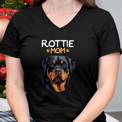 Dog Love Shirt, Dog Lover Gift T-Shirt/Hoodie/Sweatshirt HLT00 - Rottie Mom Rottweiler Dog Mama T-Shirt