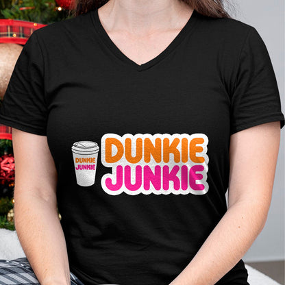 Best Thanksgiving Family Shirt , Funny Thanksgiving UnisexT-Shirt/Hoodie/Sweatshirt HLT00 - Funny Dunkie Junkie Coffee Love Funny Coffee Saying T-Shirt (2)
