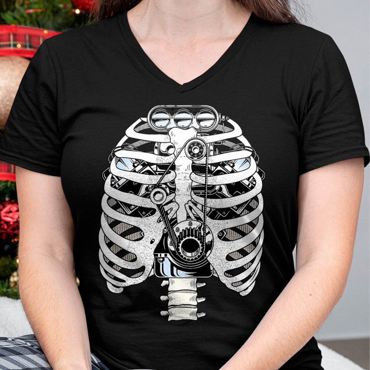 Best Mechanic Life Shirt, Funny Mechanic UnisexT-Shirt/Hoodie/Sweatshirt HLT00 - Car Mechanic Halloween Graphic Engineer Skeleton Mechanics T-Shirt, Men, Black, XX-Large