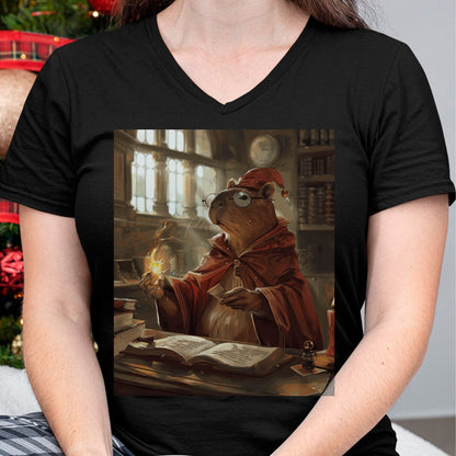 Cute Capybara Shirt, Funny Capybara Unisex T-Shirt/Hoodie/Sweatshirt HLT00 - Funny Graphic Capybara Long Sleeve T-Shirt (6)