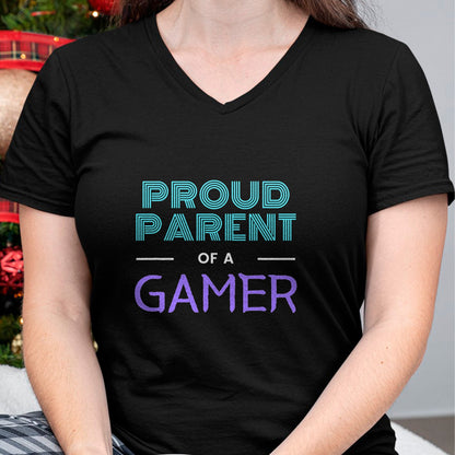 Gift for Dad Shirt, Funny Dad Unisex T-Shirt/Hoodie/Sweatshirt HLT00 – Proud Parent Of A Gamer - Fathers Day Mothers Day Gamer Kid T-Shirt