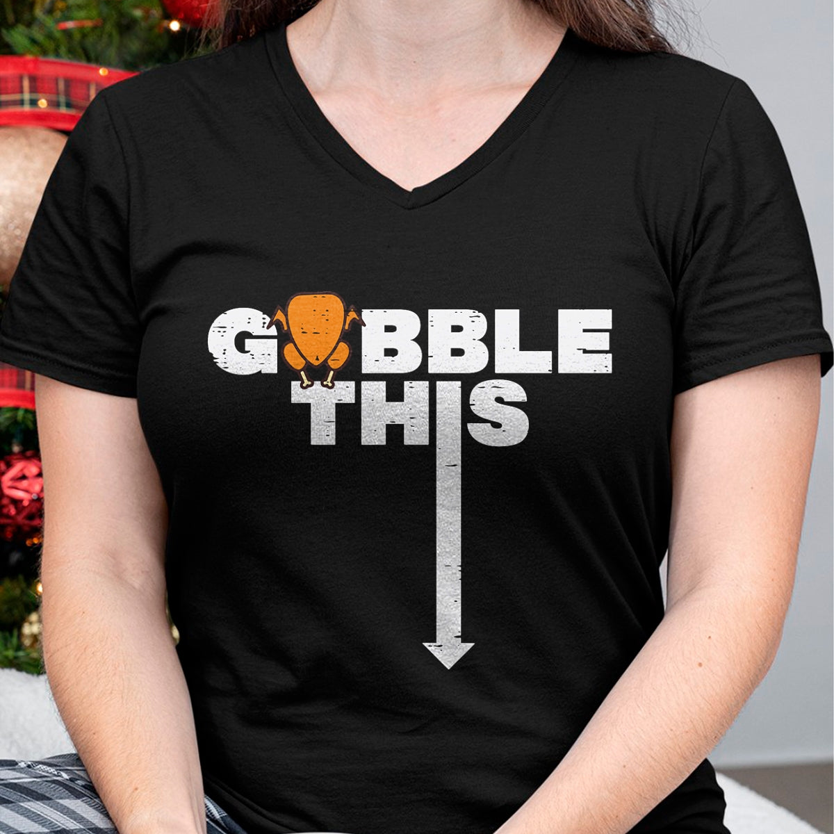 Best Thanksgiving Family Shirt , Funny Thanksgiving UnisexT-Shirt/Hoodie/Sweatshirt HLT00 - Thanksgiving Gobble This Funny Turkey Adult Humor Dad Men T-Shirt