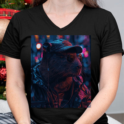 Cute Capybara Shirt, Funny Capybara Unisex T-Shirt/Hoodie/Sweatshirt HLT00 - Funny Graphic Capybara Long Sleeve T-Shirt (9)