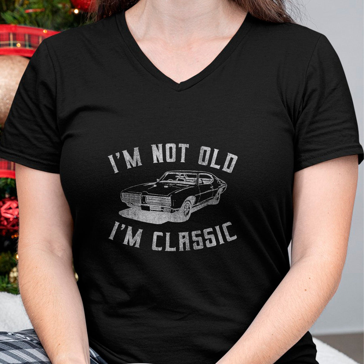 Best Wife Shirt, Wife and Husband Unisex T-Shirt/Hoodie/Sweatshirt HLT00 - I'm Not Old I'm Classic Funny Car Graphic - Mens & Womens Short Sleeve T-Shirt