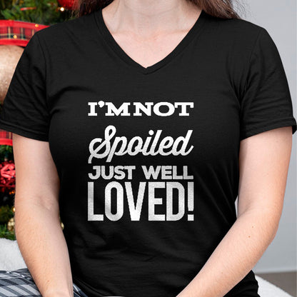 Best Wife Shirt, Wife and Husband Unisex T-Shirt/Hoodie/Sweatshirt HLT00 - Inspiration I'm Not Spoiled Just Well Loved Cute T-Shirt