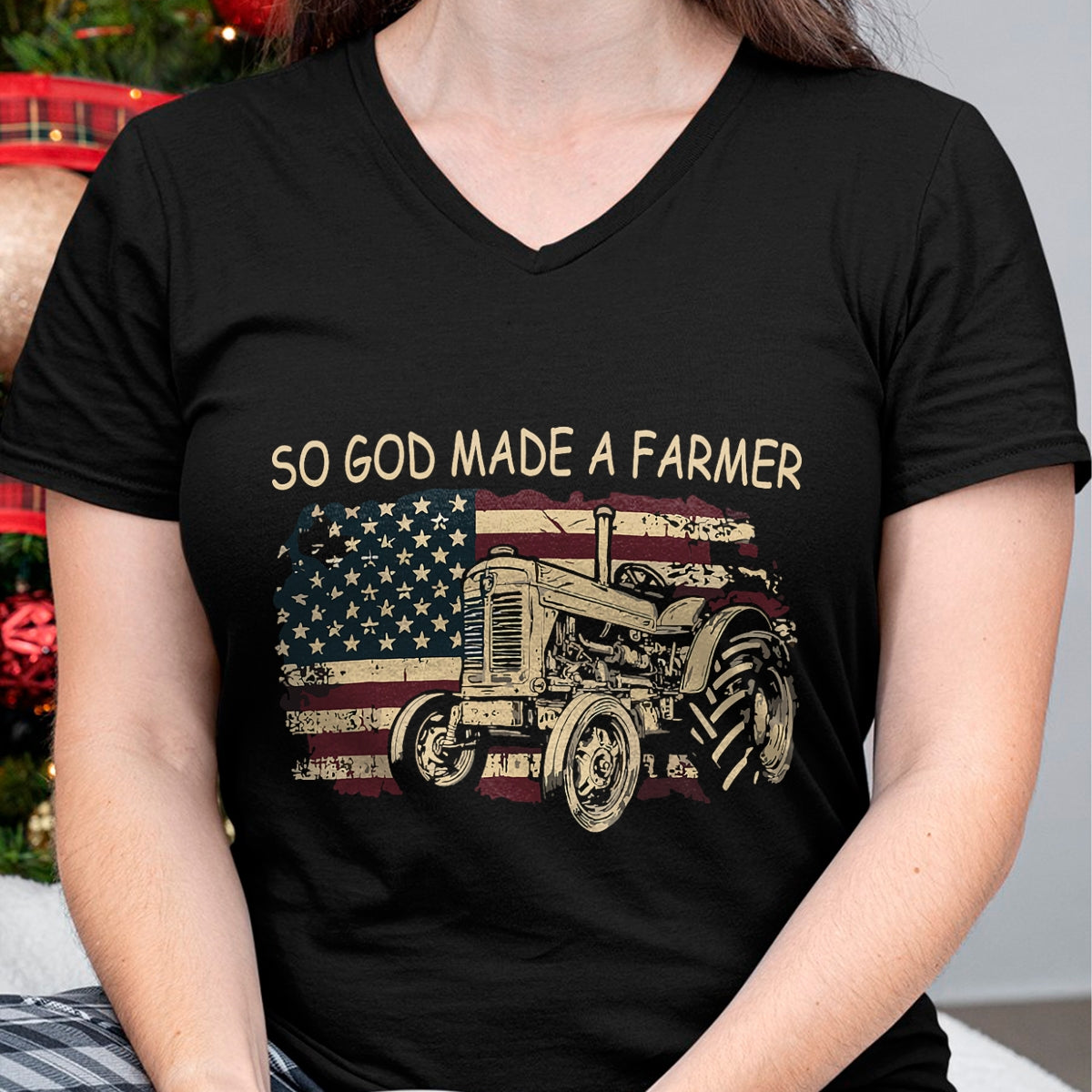 Best Farmer Life Shirt, Funny Farmer UnisexT-Shirt/Hoodie/Sweatshirt HLT00 - So God Made A Farmer, Farming Farmer T-Shirt (1)