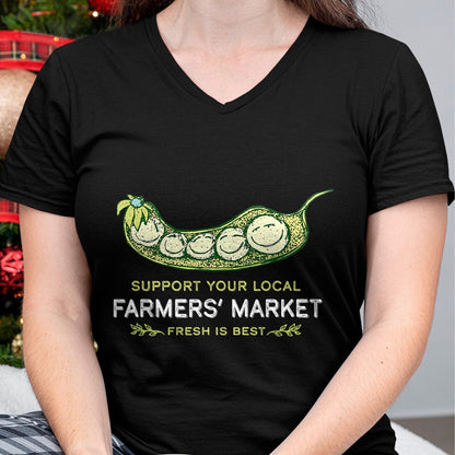 Best Farmer Life Shirt, Funny Farmer UnisexT-Shirt/Hoodie/Sweatshirt HLT00 - Support Your Local Outdoor Farmers' Market Funny Graphic T-Shirt