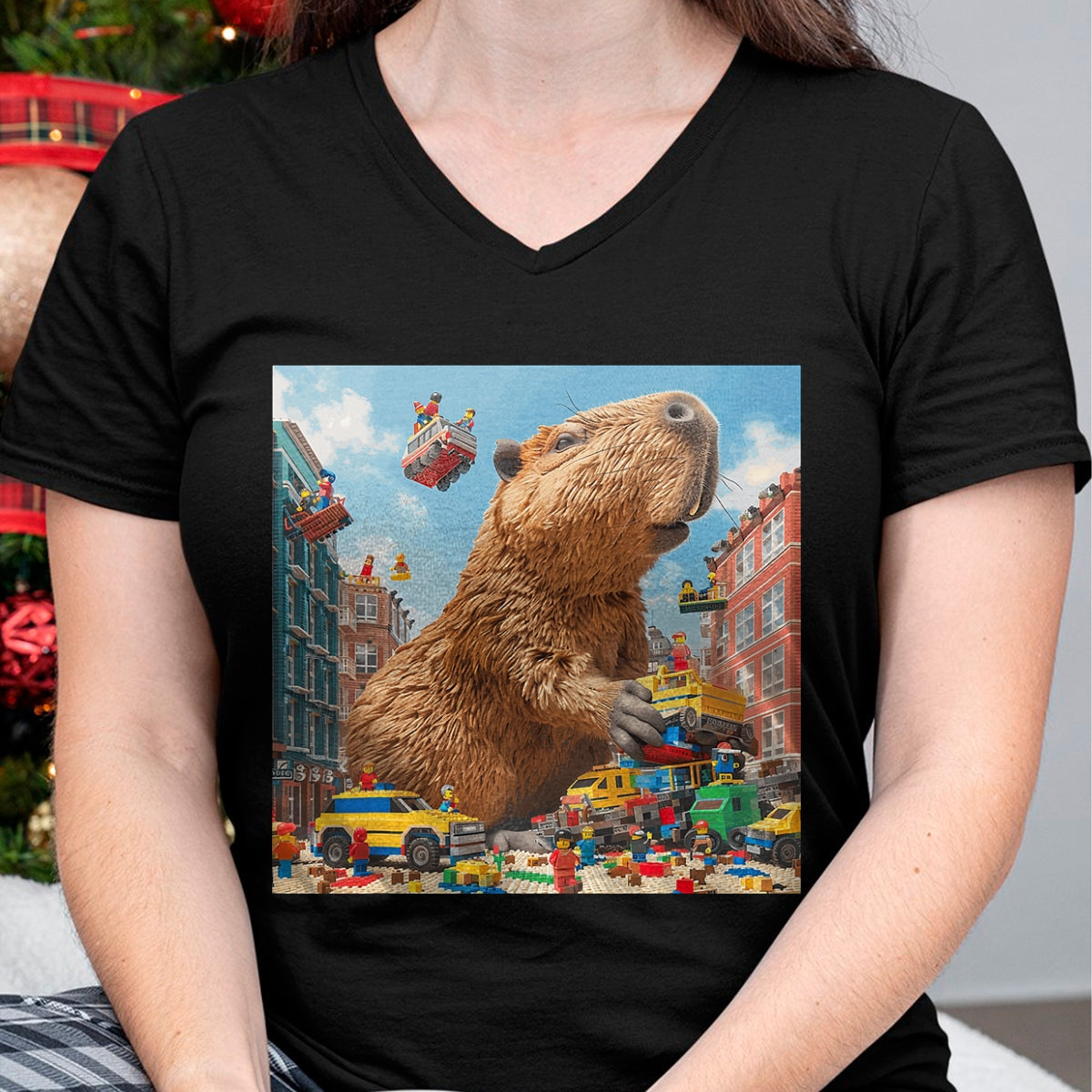 Cute Capybara Shirt, Funny Capybara Unisex T-Shirt/Hoodie/Sweatshirt HLT00 - Funny Graphic Capybara T-Shirt