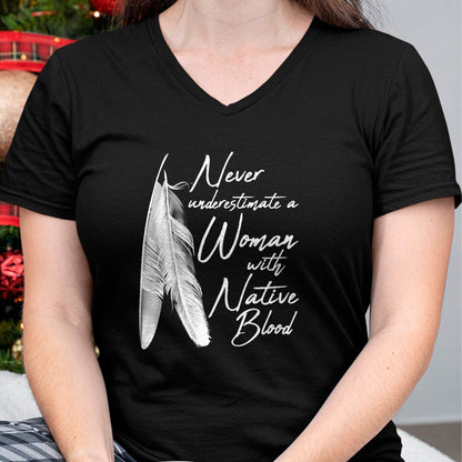 Native American T-Shirts, Vintage Native American Unisex T-Shirt/Hoodie/Sweatshirt HLT00 - Native American A Woman With Native Blood American Indian