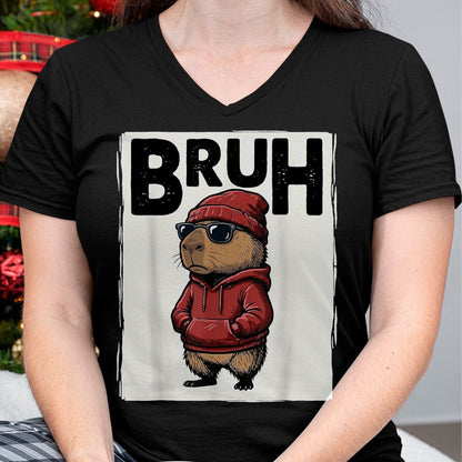 Cute Capybara Shirt, Funny Capybara Unisex T-Shirt/Hoodie/Sweatshirt HLT00 - Cool Bruh Capybara Men Women Kids Teens Funny Capybara T-Shirt, Youth, Sapphire Blue, Medium