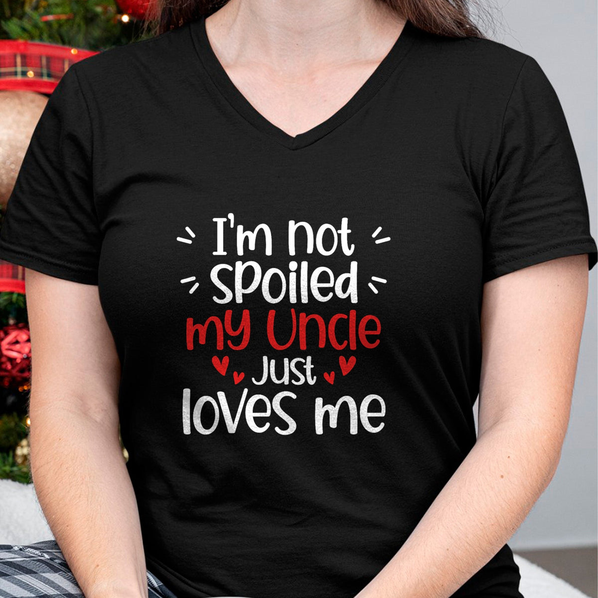 Best Wife Shirt, Wife and Husband Unisex T-Shirt/Hoodie/Sweatshirt HLT00 - I'm Not Spoiled My Uncle Loves Me Funny Kids Best Friend T-Shirt (1)