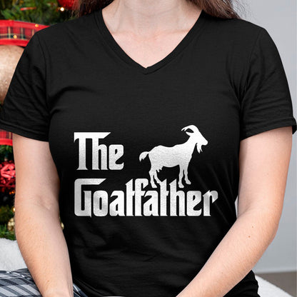 Best Farmer Life Shirt, Funny Farmer UnisexT-Shirt/Hoodie/Sweatshirt HLT00 - The Goatfather Funny Goat Father Lover T-Shirt Gift T-Shirt
