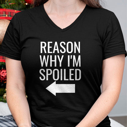 Best Wife Shirt, Wife and Husband Unisex T-Shirt/Hoodie/Sweatshirt HLT00 - Reason Why I'm Broke Spoiled Funny Matching Couples T-Shirt