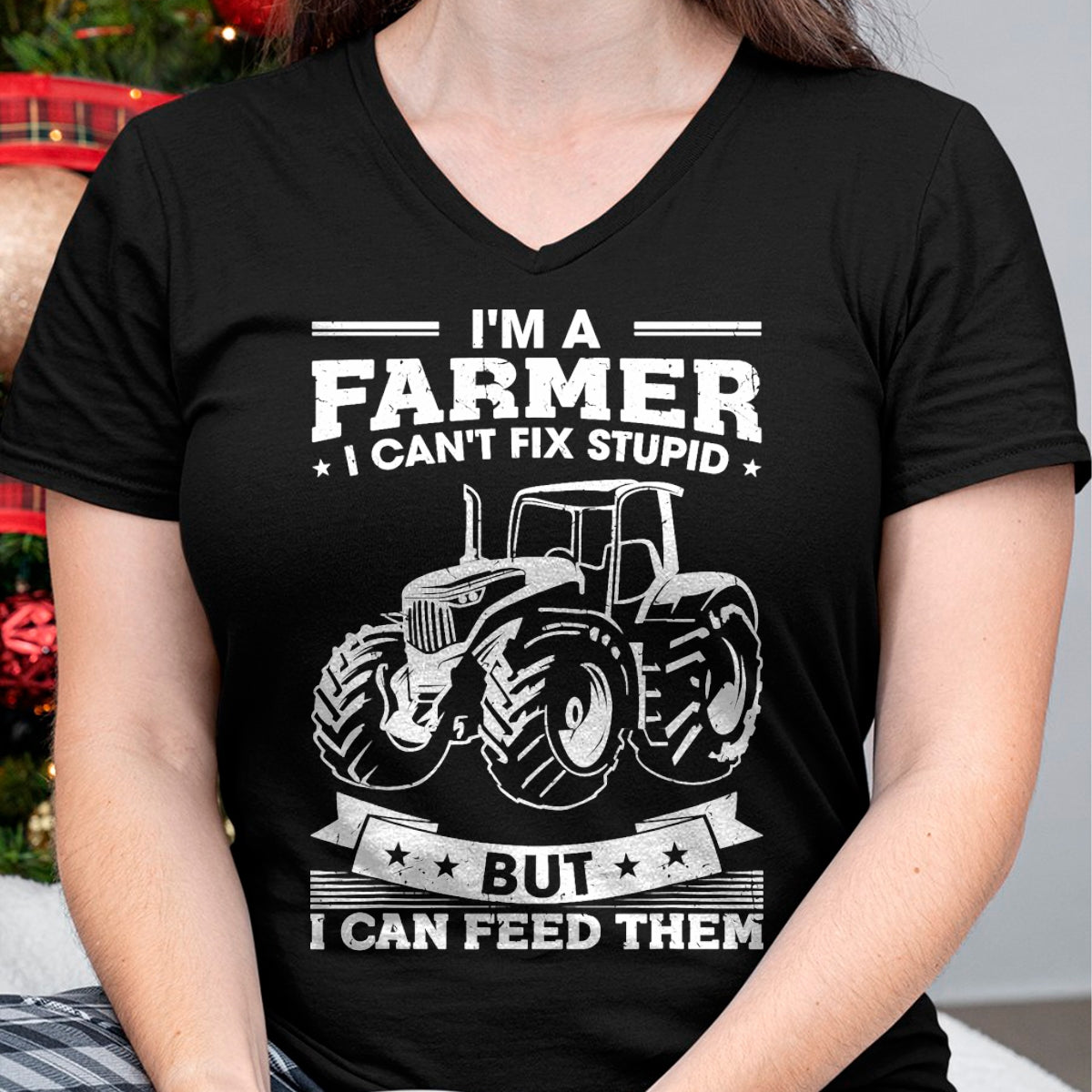 Best Farmer Life Shirt, Funny Farmer UnisexT-Shirt/Hoodie/Sweatshirt HLT00 - Funny Farming Tractor I'm A Farmer I Feed People T-Shirt