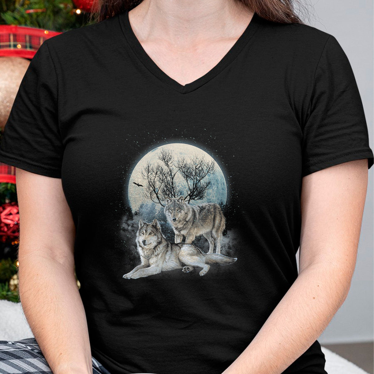 Native American T-Shirts, Vintage Native American Unisex T-Shirt/Hoodie/Sweatshirt HLT00 - The Mountain Wolf Native American Wolf Wolves Lover