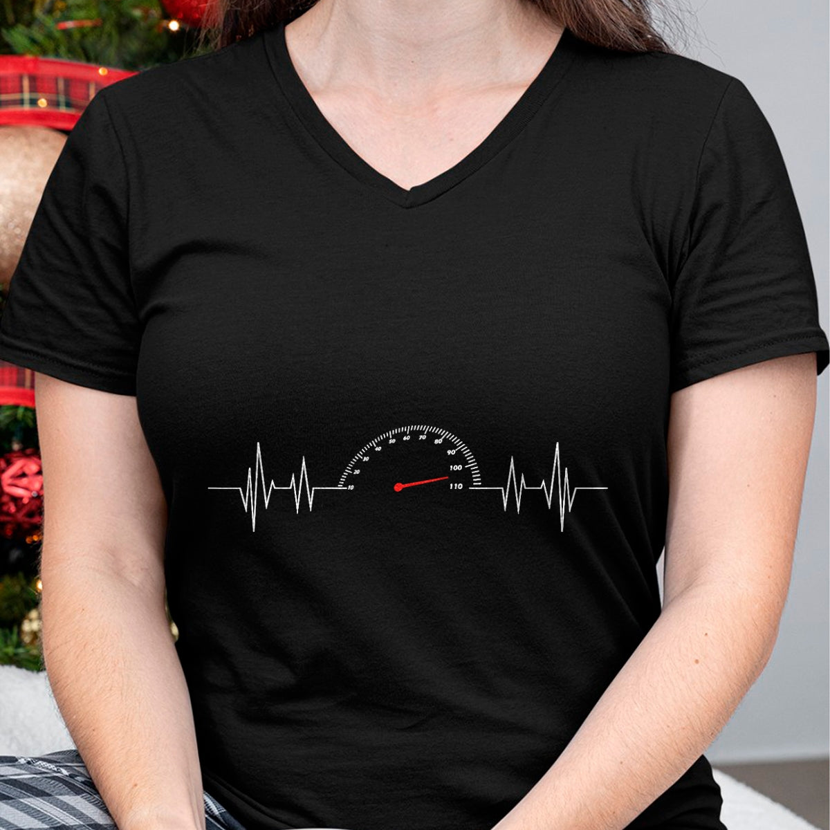 Best Mechanic Life Shirt, Funny Mechanic UnisexT-Shirt/Hoodie/Sweatshirt HLT00 - Car Speedometer Heartbeat - Car Guy Auto Mechanic T-Shirt (1)