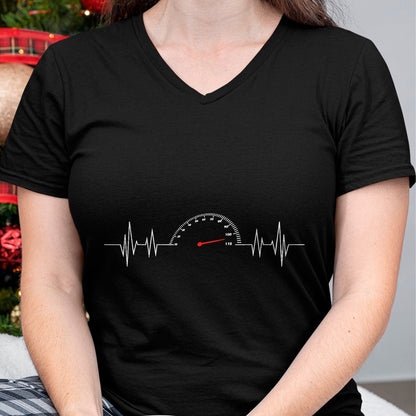 Best Mechanic Life Shirt, Funny Mechanic UnisexT-Shirt/Hoodie/Sweatshirt HLT00 - Car Speedometer Heartbeat - Car Guy Auto Mechanic T-Shirt (1)