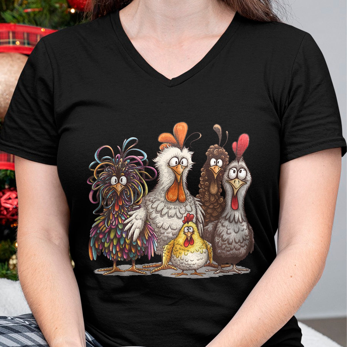 Best Thanksgiving Family Shirt , Funny Thanksgiving UnisexT-Shirt/Hoodie/Sweatshirt HLT00 - Chicken Art T Shirts Crazy Chicken Tees for Men Women Kids Funny Vintage Graphic Tee