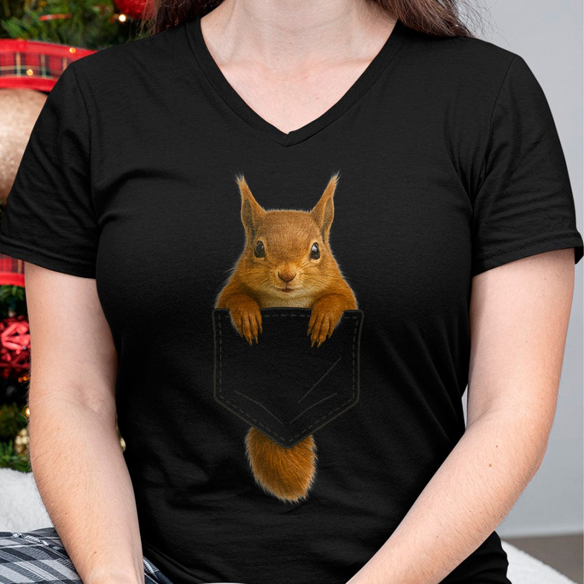 Best Thanksgiving Family Shirt , Funny Thanksgiving UnisexT-Shirt/Hoodie/Sweatshirt HLT00 - Cute Squirrel Pocket Funny Gifts for Men Women Teen Kid T-Shirt