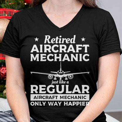 Best Mechanic Life Shirt, Funny Mechanic UnisexT-Shirt/Hoodie/Sweatshirt HLT00 - Retired Aircraft Mechanic Airplane Mechanics Retirement T-Shirt